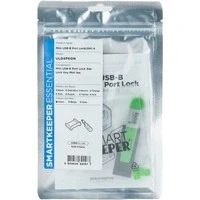 Abbildung von SmartKeeper ESSENTIAL / 4 x Mini USB B Port Blockers + Key Grün