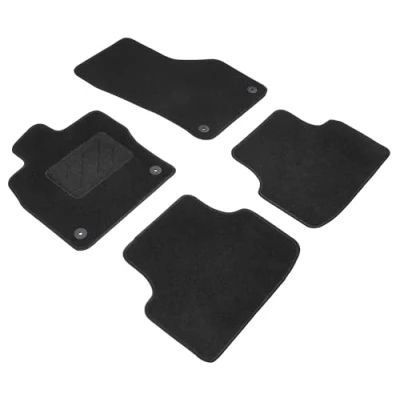 Abbildung von WALSER Standart 80802 Fußmattensatz Polyester, PP (Polypropylen) vorne und hinten anthrazit/schwarz Maßgefertigt