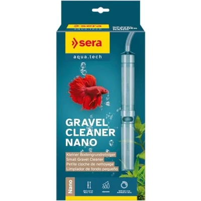 Abbildung von sera Gravel Cleaner Nano Aquarium Bodengrundreiniger rund Mulmsauger für Aquarien Reiniger Aquariumkies Bodenreiniger mit Bypassöffnung Absauger Mulm Schlauch &amp; Filterzubehör
