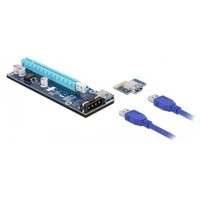 Abbildung von Riser Karte PCI Express x1 zu x16 mit 60 cm USB Kabel, Card