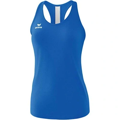 Abbildung von Erima Damen Squad Uni Tanktop, New Royal/Schwarz/Weiß, 42