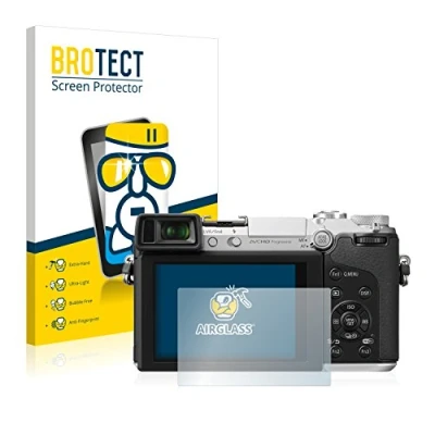 Abbildung von BROTECT Schutzglas für Panasonic Lumix DMC GX7 Schutzfolie Panzer Folie Glas [Extrem Kratzfest 9H, Anti Fingerprint, Ultra Transparent]