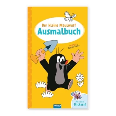Abbildung von Trötsch Der kleine Maulwurf Ausmalbuch mit Stickern: Malbuch Beschäftigungsbuch