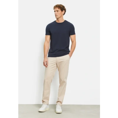 Abbildung von OLYMP Herren T Shirt Rundhals Casual.Wirk,Uni,984 Casual Circular Knit Regular fit,99 Keine Zuordnung möglich,Marine 18,3XL