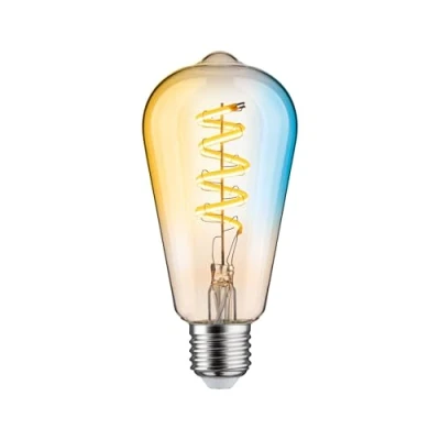 Abbildung von Paulmann 291.57 Filament 230V LED Kolben 600lm 7,5W 2200 5500K Tunable White dimmbar Gold