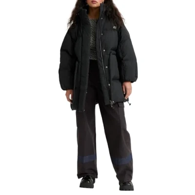 Abbildung von Levi&#039;s Pillow Bubble MID Daunenmantel, Damen, Größe: XS, Caviar