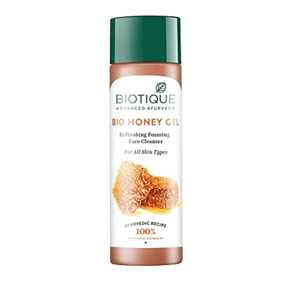 Abbildung von Biotique Honig Gel Lightening Reinigungsschaum für alle Hauttypen