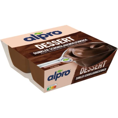 Abbildung von Alpro Soja Dessert Dunkle Schokolade, 4 x 125g, UHT, vegan