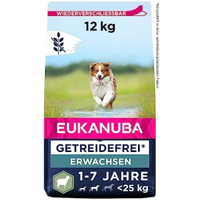Abbildung von Eukanuba Euk Adult Small/medium Grainfree Lamb 12 KG