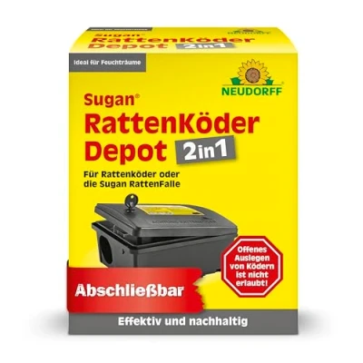 Abbildung von Neudorff Sugan RattenköderDepot, 617, 4005240006177, 1 Stück
