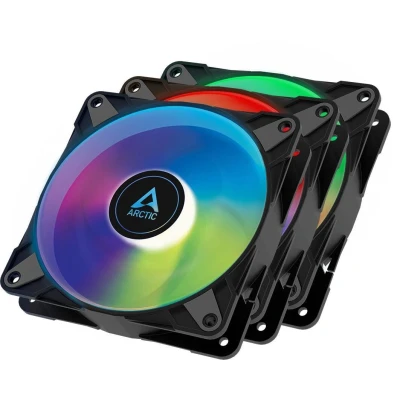 Abbildung von Arctic Gehäuselüfter P12 PWM PST A RGB 0dB 3er 120x120x25