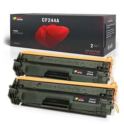 Abbildung von Toner Experte Kompatibel für HP CF244A 44A Schwarz Tonerkartusche Ersatz CF 244A LaserJet Pro M15w M15a MFP M28w M28a M29w Druckerpatronen 2er Pack