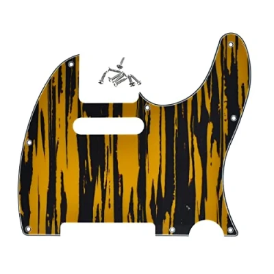 Abbildung von Dopro Schlagbrett für Telecaster, 8 Löcher, passend USA/Mexikanische Fender Telecaster Tawny Stripe