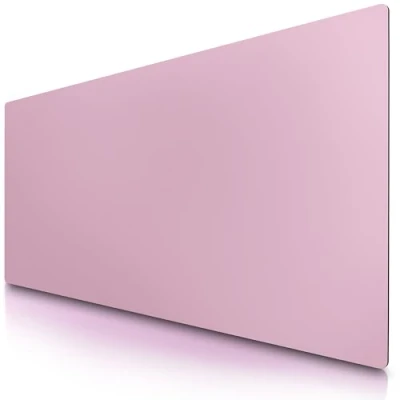 Abbildung von CSL XXL Speed Gaming Mauspad Titanwolf 900 x 400mm, Premium PU Leder Mousepad, Tischunterlage Large Size verbessert Präzision &amp; Geschwindigkeit Stabiler Halt auf glatten Oberflächen, Dunkelrosa