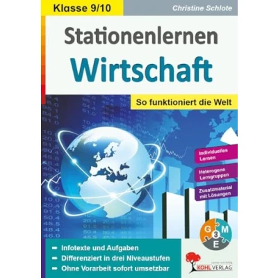 Abbildung von Stationenlernen Wirtschaft / Klasse 9 10: So funktioniert die Welt Allgemeinwissen altersgerecht vermitteln im 9. 10. Schuljahr