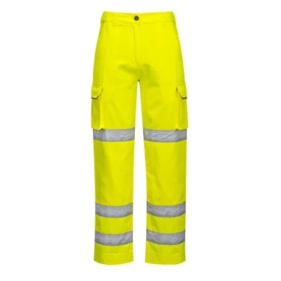 Abbildung von Portwest Warnschutz Damen Bundhose, Größe: L, Farbe: Gelb, LW71YERL
