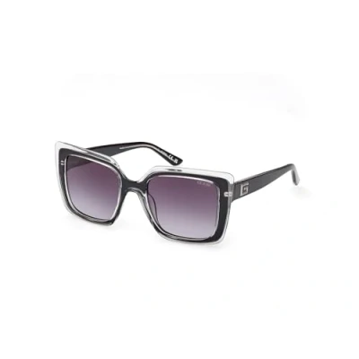 Abbildung von Guess Iniettato Sonnenbrille, Damen, Größe: One Size, Nero grigio fumo sfumato
