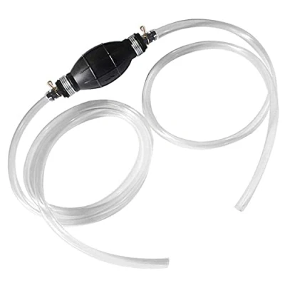 Abbildung von Handpumpe Benzinpumpe,Wasser Flüssigkeits Förderpumpe,tragbare Auto Kraftstoff Förderpumpe Manuelle, universelle Wasserpumpe für Benzin, Öl, Diesel, mit insgesamt 2 m Schlauch