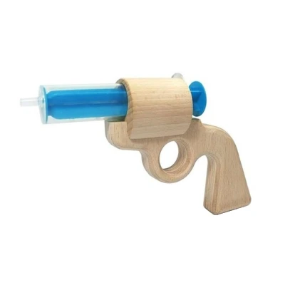 Abbildung von Neue Freunde Aqua Joe Wasserpistole aus Buchenholz