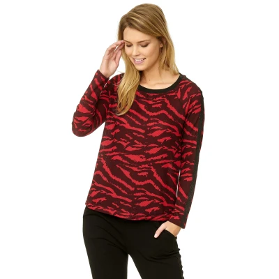 Abbildung von Decay Langarmshirt mit glitzerndem Ärmeldetail