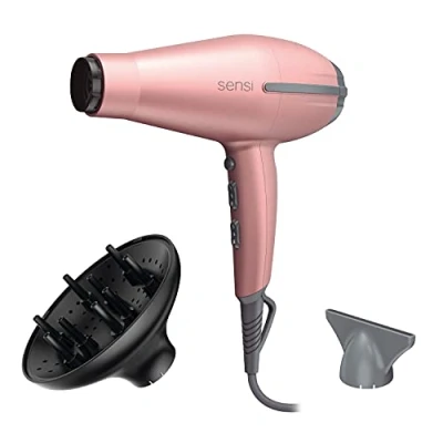 Abbildung von Gama Italy Professional Phon Tempo 5D Sensi 2200 W Leistung Innovative Ultra Ozone Ion Protect Maximale Pflege und Schutz der Haare 530 g, Rosa