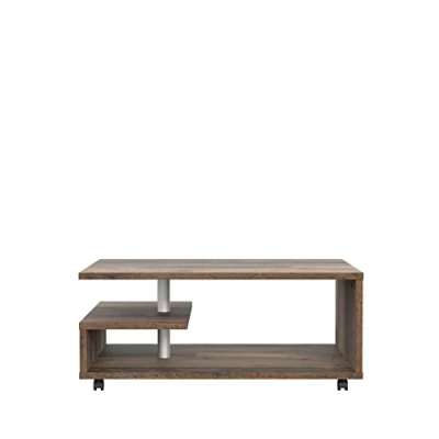 Abbildung von FORTE Bailey Couchtisch, Holzwerkstoff, Old Wood Vintage, 105 x 60 45.60 cm
