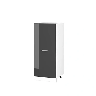 Abbildung von Vicco Hochschrank R Line, Anthrazit Hochglanz/Weiß, 60 cm