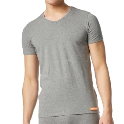 Abbildung von Bruno Banani Kurzarm Unterhemd/shirt, Herren, Größe: Medium, Grau melange