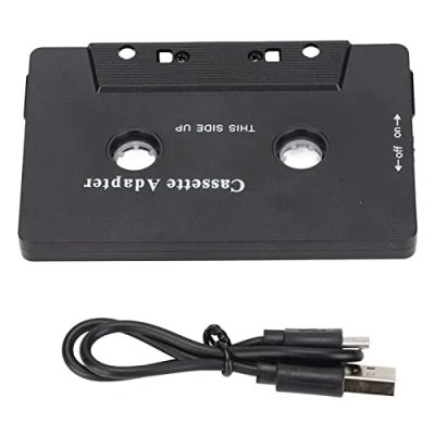Abbildung von Bluetooth Kassettenadapter für Auto mit Stereo Audio, Kabelloses Kassettenband auf Aux Adapter Mobiltelefone, Tablets, Autoradios, MP3 Player