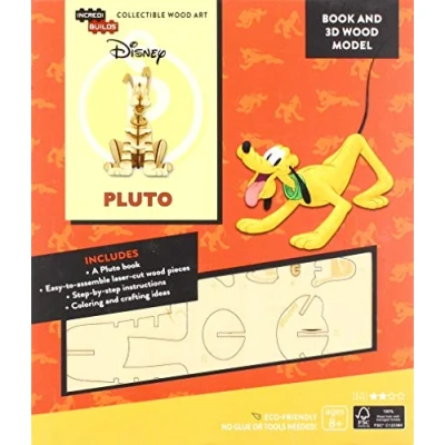 Abbildung von IncrediBuilds: Disney: Pluto Book and 3D Wood Model