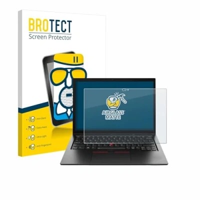 Abbildung von BROTECT Entspiegelungs Schutzglas für Lenovo ThinkPad L13 Yoga Gen 4 Schutz Folie Panzerfolie Glas Matt [Extrem Kratzfest 9H, Anti Reflex]