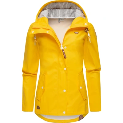 Abbildung von Ragwear Marge Regenjacke / wasserabweisende Jacke, Damen, Größe: XL, Yellow