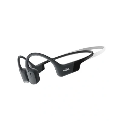 Abbildung von SHOKZ OpenRun Mini Knochenschall Kopfhörer, Open Ear Sport Bluetooth Kopfhörer mit Noise Cancelling Mikrofon, IP67 wasserdichte kabellose Ohrhörer zum Laufen, 8 Std Laufzeit, USB C, Stirnband