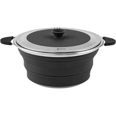Abbildung von Outwell Collaps Kochtopf 2,5 Liter mit Deckel schwarz