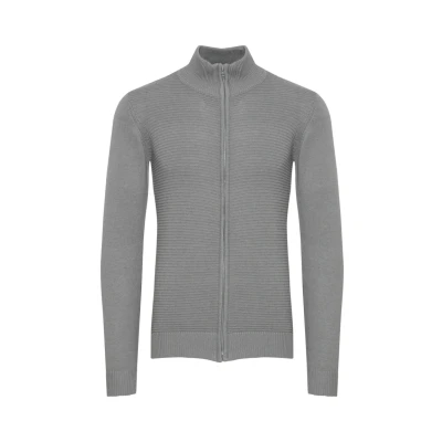Abbildung von Indicode Jeans Rickert Strickjacke, Herren, Größe: Small, Light grey mix