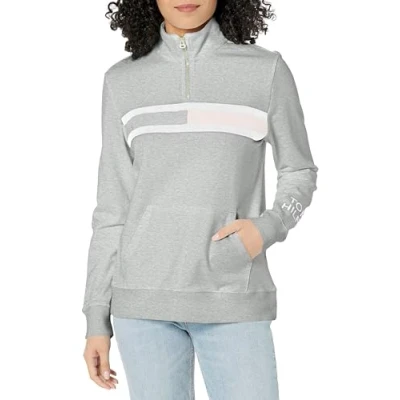 Abbildung von Tommy Hilfiger Damen J3jh0207 4sg S Pullover, Stone Grey Heather,