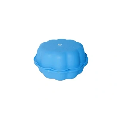 Abbildung von Ondis24 Wassermuschel Sandmuschel Sandkasten aus Kunststoff Blumendesign (blau, 2 teilig)