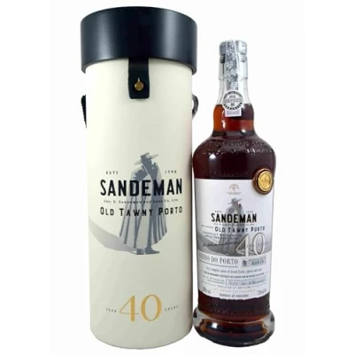 Abbildung von Sandeman Old Tawny Portwein, 40 Jahre alt im Geschenkset, Reifung in Holzfässern (1 x 0.75 l)