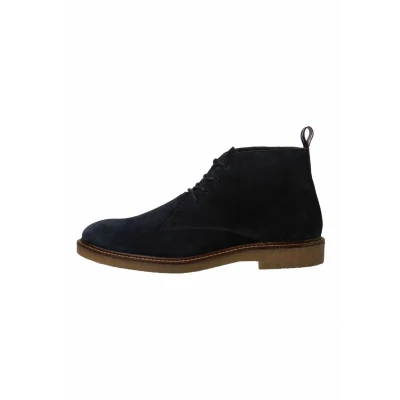 Abbildung von MARCO TOZZI by Guido Maria Kretschmer Herren Stiefeletten zum Schnüren aus Wildleder Elegant, Blau (Navy), 41