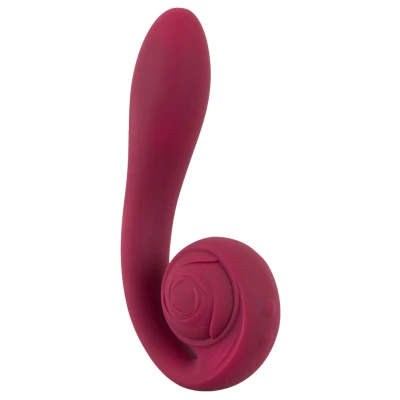 Abbildung von „Bendable Spot on Vibrator“ mit biegbarer Rose für die Klitoris