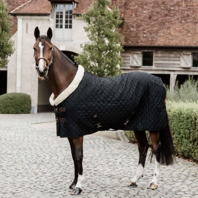 Abbildung von Kentucky Turnierdecke schwarz 155 6&#039;9 160 gram