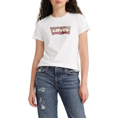 Abbildung von Levi&#039;s THE Perfect Tshirt print, Damen, Größe: Small, Ssnl bw floral fill