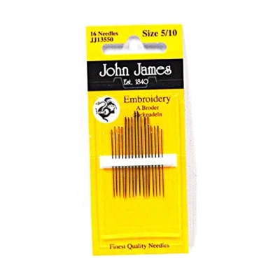 Abbildung von John James Sticknadeln, verschiedene Größen 5/10