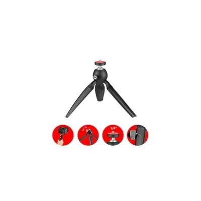 Abbildung von Joby JB01555 BWW Handypod Mini Stativ und Handgriff (geeignet für DSLR, Spiegellose CSC Kompaktkameras, LEDs, Mikrofone, Tragbare Lautsprecher, Action Kameras Zubehör bis zu 1kg) schwarz