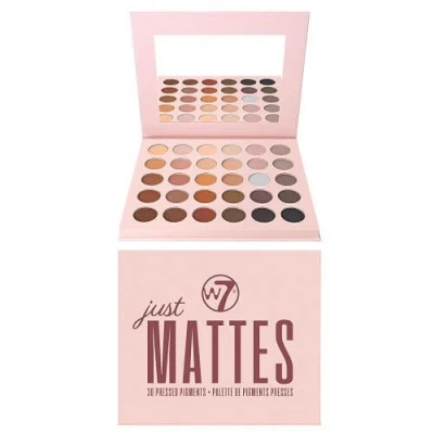 Abbildung von W7 30 Pressed Pigments Lidschatten Palette Just Mattes