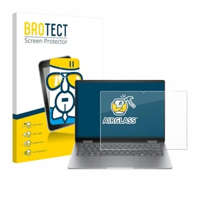 Abbildung von BROTECT Schutzglas für HP Envy x360 14 fc0179ng Schutzfolie Panzer Folie Glas [Extrem Kratzfest 9H, Anti Fingerprint, Ultra Transparent]