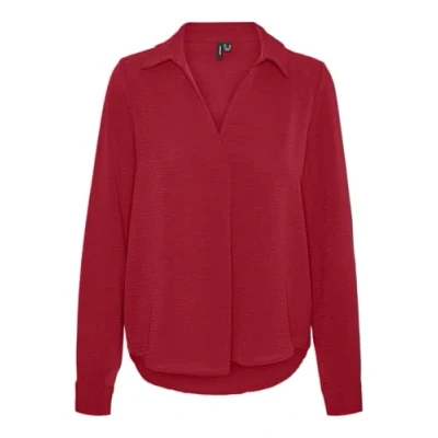 Abbildung von Vero Moda Vmalva Bluse, Damen, Größe: Small, Salsa
