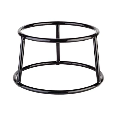 Abbildung von APS 33270 MULTI ROUND Schwarzer Metall Buffet Ständer mit Anti Rutsch Beschichtung, Ø 15.5/18 x 10 cm