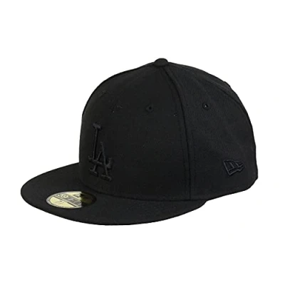 Abbildung von New Era Los Angeles Dodgers Cap 59Fifty Basecap Baseball Fitted Kappe MLB bob schwarz 7 38