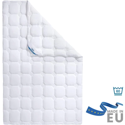 Abbildung von Beco Steppbett + Kopfkissen &quot;Medibett Cotton Soft, Allergiker geeignet (Hausstauballegiker)&quot;, (Set), 1x Bettdecke 135x200 cm &amp; 80x80